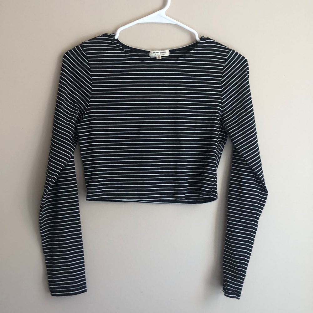 Striped long sleeve shirt